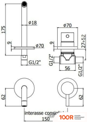 Paffoni LIGHT LIG006CR70 (259658)