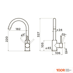 Omoikiri SHINAGAWA-GR (ГРАФИТ) (259484)
