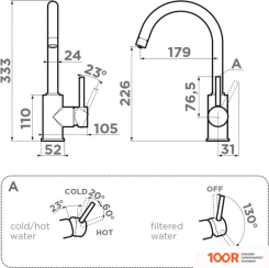 Omoikiri SHINAGAWA 2 PLUS-DC (ТЕМНЫЙ ШОКОЛАД) (259477)