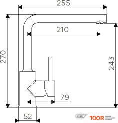 Omoikiri NAKAGAWA-BN (НЕРЖАВЕЮЩАЯ СТАЛЬ) (259406)