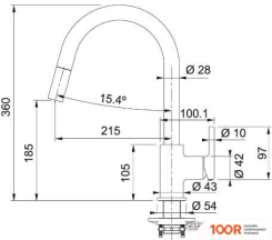 Franke LINA 115.0626.081 (БЕЛЫЙ) (254191)