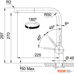 Franke ATLAS NEO PULL OUT (НЕРЖАВЕЮЩАЯ СТАЛЬ) (254174)
