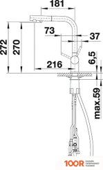 Blanco FONTAS-S II 526158 (ЧЕРНЫЙ) (250375)