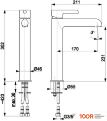 Armatura ANGELIT 4722-612-00 (249863)