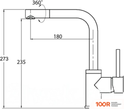 Aquasanita FORTE 5553 (МОККО ТЕПЛЫЙ) (249679)