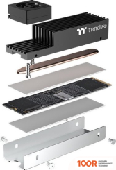 Thermaltake MS-1 M.2 2280 SSD COOLER CL-O043-AL02BL-A (248738)