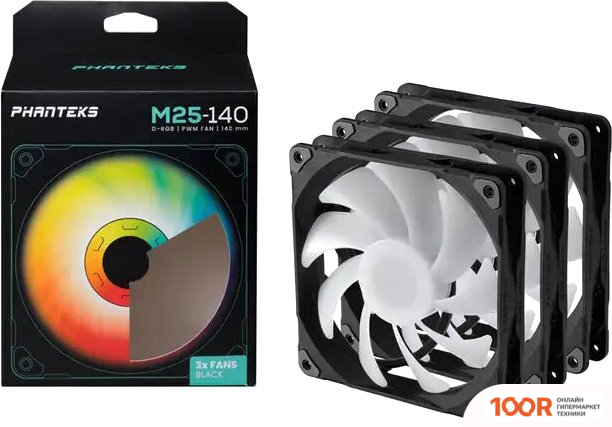 Phanteks M25-140 D-RGB PH-F140M25_DRGB_PWM_BK01_3P (247944)