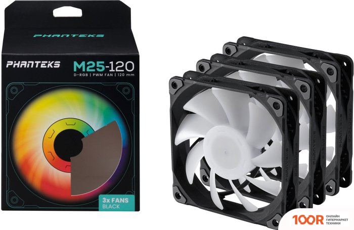 Phanteks M25-120 D-RGB PH-F120M25_DRGB_PWM_BK01_3P (247938)