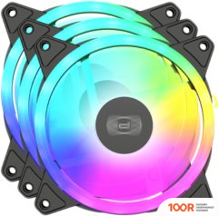 PCCooler F3 T120 ARGB (ЧЕРНЫЙ, 3 ШТ.) (247785)
