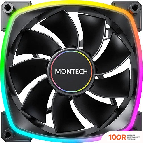 Montech RX140 PWM REVERSE (ЧЕРНЫЙ) (247606)