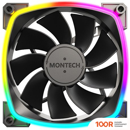 Montech RX120 PWM (ЧЕРНЫЙ) (247604)