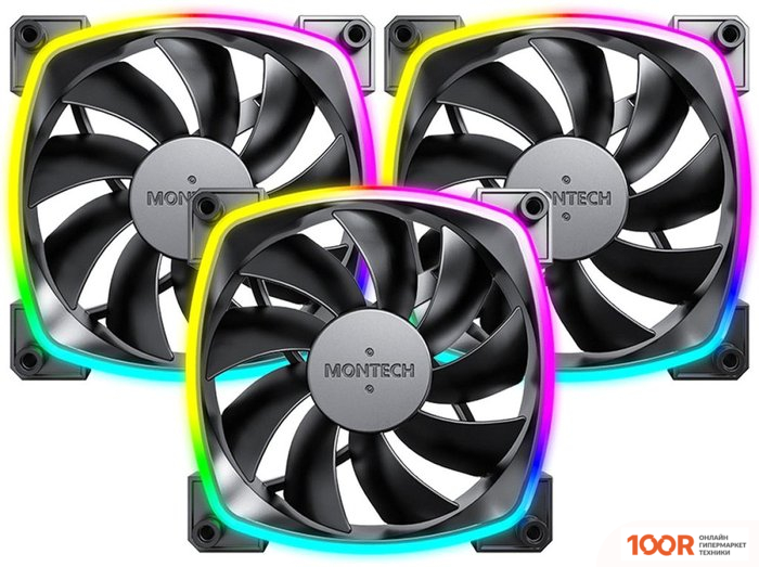 Montech AX120 PWM 3 IN 1 (ЧЕРНЫЙ) (247594)