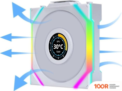 Lian Li UNI FAN SL 120 WIRELESS LCD REVERSE G99.12RSLLCD1W1W.R0 (247508)