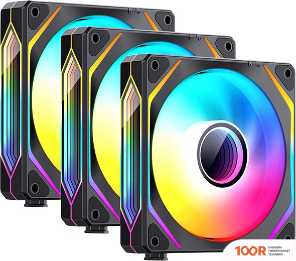 Jonsbo ZL-120 (ЧЕРНЫЙ, 3 ШТ.) (247423)