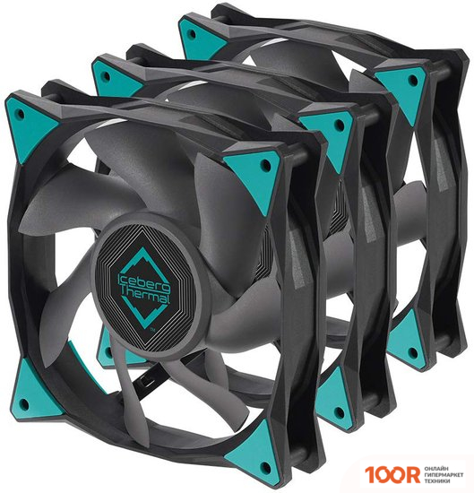 Iceberg Thermal ICEGALE 120MM 3-PACK (ЧЕРНЫЙ) (246815)
