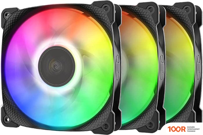 Geometric Future SQUAMA 2501 ARGB TRIPLE PACK (ЧЕРНЫЙ) (246690)