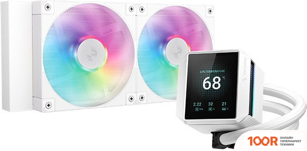 DeepCool MYSTIQUE 240 WH ARGB R-LX240-WHDSNMCP-G-1 (246128)