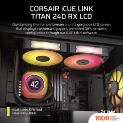 Corsair ICUE LINK TITAN 240 RX LCD CW-9061022-WW (245815)