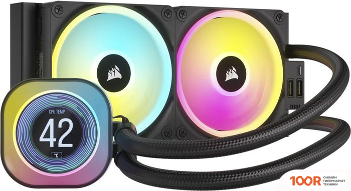 Corsair ICUE LINK H100I LCD RGB CW-9061007-WW (245806)
