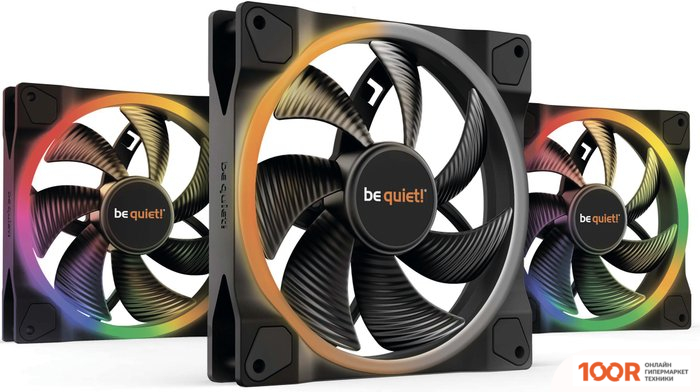 be quiet! LIGHT WINGS 140MM PWM TRIPLE PACK BL078 (245634)