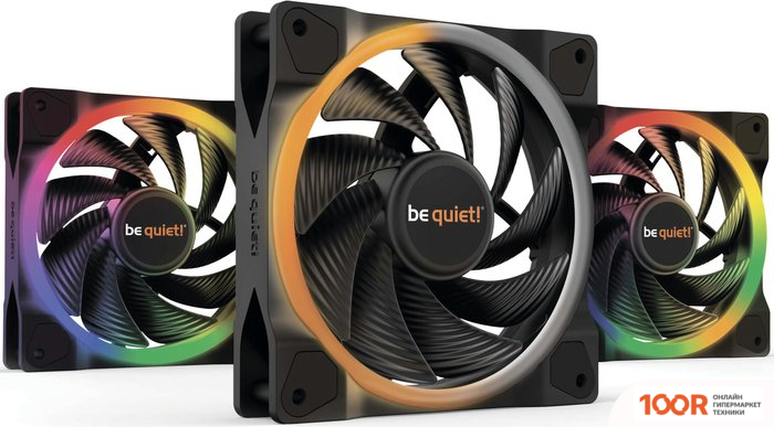 be quiet! LIGHT WINGS 120MM PWM HIGH-SPEED TRIPLE-PACK BL077 (245628)