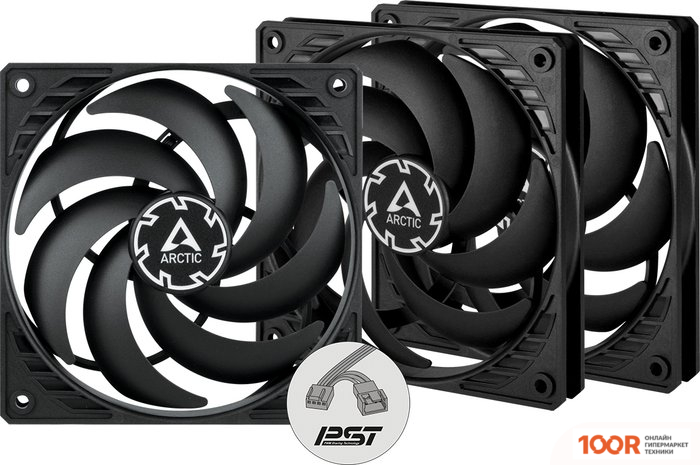 Arctic P12 SLIM PWM PST 3 PCS VALUE PACK ACFAN00275A (245504)