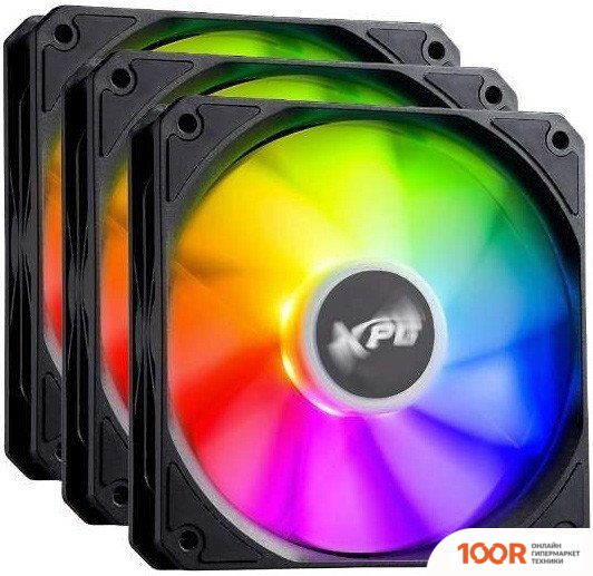 ADATA XPG VENTO R 120X3 ARGB PWM (ЧЕРНЫЙ) (245134)