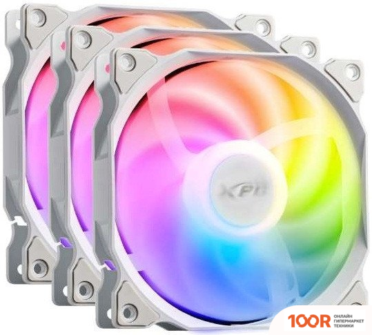 ADATA XPG VENTO 120X3 ARGB PWM (БЕЛЫЙ) (245129)