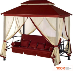 Садовые качели Удачная мебель ПАЛЬМИРА (ВИННЫЙ) (242365)