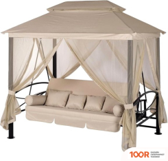 Садовые качели Удачная мебель ПАЛЬМИРА (БЕЖЕВЫЙ) (242364)