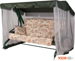 Садовые качели Удачная мебель ВАЛЕНСИЯ (ЗЕЛЕНЫЙ 201) (242346)