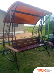 Садовые качели Грифонсервис КЛ8 (ЧЕРНЫЙ С ЗОЛОТОМ/ПОЛИКАРБОНАТ БРОНЗА) (242342)