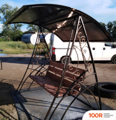 Садовые качели Грифонсервис КЛ1 (ЧЕРНЫЙ В ЗОЛОТЕ/БРОНЗА/ПАЛИСАНДР) (242337)