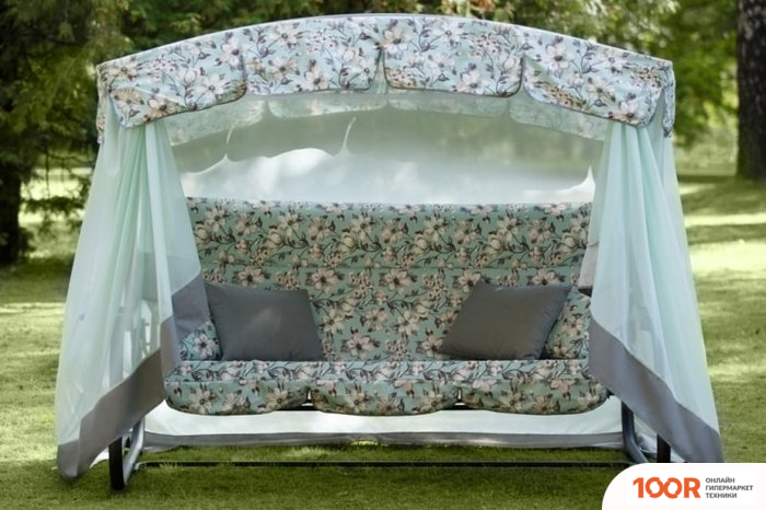 Садовые качели Olsa ТУРИН ПРЕМИУМ FLOWER С1204 (242289)