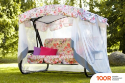 Садовые качели Olsa ТУРИН ПРЕМИУМ FLOWER С1202 (242287)