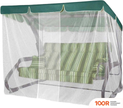 Садовые качели Olsa ЛЕГЕНДА, ТУРИН, ТУРИН-2, РОДЕО, НОВАРА, РИВЬЕРА С ПРОТИВОМОСКИТНОЙ СЕТКОЙ, ЗАПАШНОЙ (ЗЕЛЕНЫЙ) (242201)