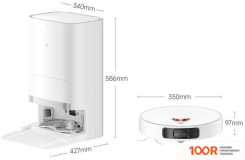Робот-пылесос Xiaomi MIJIA ALMIGHTY SWEEPING ROBOT 2 C102CN+JZ2301 (КИТАЙСКАЯ ВЕРСИЯ, БЕЛЫЙ) (240989)