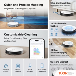 Робот-пылесос TP-Link TAPO RV20 (240923)