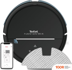 Робот-пылесос Tefal X-PLORER SERIE 120 AI ANIMAL & ALLERGY RG7865WH (240882)