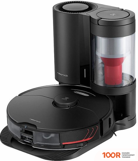 Робот-пылесос Roborock S7 + БАЗА САМООЧИСТКИ (С АНГЛИЙСКОЙ ОЗВУЧКОЙ, ЧЕРНЫЙ) (240774)