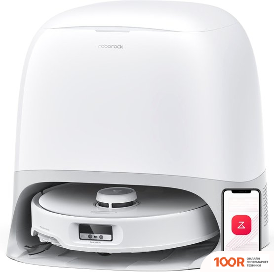 Робот-пылесос Roborock QREVO CURV V10VIV QRC02-02 (С РУССКОЙ ОЗВУЧКОЙ, БЕЛЫЙ) (240751)