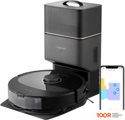 Робот-пылесос Roborock Q8 MAX PLUS (С РУССКОЙ ОЗВУЧКОЙ, ЧЕРНЫЙ) (240748)