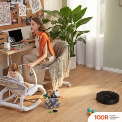 Робот-пылесос Roborock Q8 MAX PLUS (С РУССКОЙ ОЗВУЧКОЙ, ЧЕРНЫЙ) (240748)