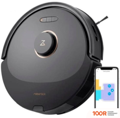 Робот-пылесос Roborock Q8 MAX (С РУССКОЙ ОЗВУЧКОЙ, ЧЕРНЫЙ) (240746)