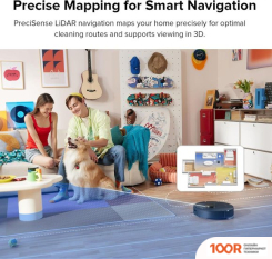 Робот-пылесос Roborock Q5 PRO (С РУССКОЙ ОЗВУЧКОЙ, ЧЕРНЫЙ) (240725)