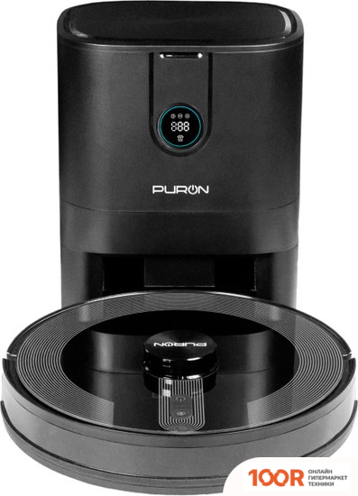 Робот-пылесос Puron PR12 PRO (ЧЕРНЫЙ) (240687)