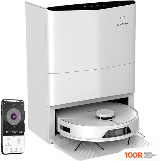 Робот-пылесос Polaris PVCRAC 7750 WIFI IQ HOME (БЕЛЫЙ) (240676)