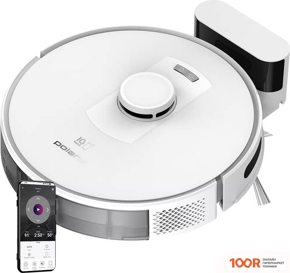 Робот-пылесос Polaris PVCR 5003 WI-FI IQ HOME(БЕЛЫЙ) (240671)