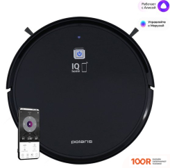 Робот-пылесос Polaris PVCR 4105 WI-FI IQ HOME AQUA (ЧЕРНЫЙ) (240666)