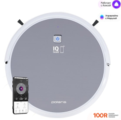 Робот-пылесос Polaris PVCR 4105 WI-FI IQ HOME AQUA (СЕРЕБРИСТЫЙ) (240665)